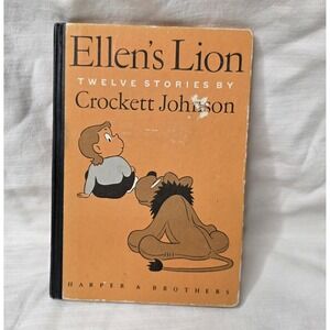 Vintage Ellen's Lion Crockett Johnson Children's Stories Illustrated Hardcover